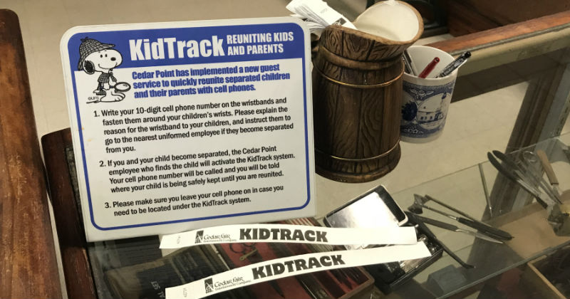 Cedar Poiint KidTrack Safety Program