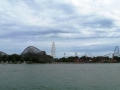 View of Cedar Point from the Jet Express