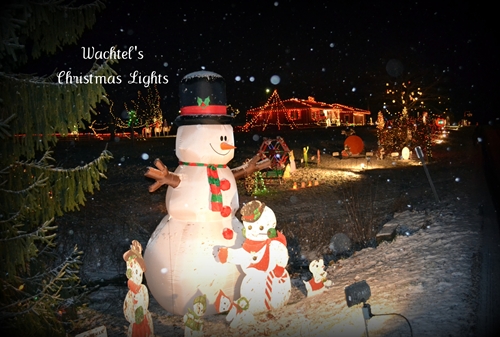 Watchel Christmas Light Display Holmes County