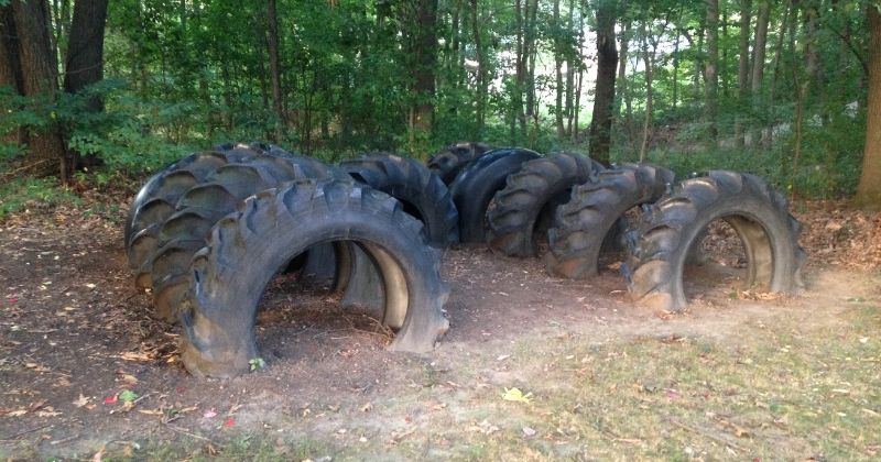 Huge Tires Uniontown Community Park