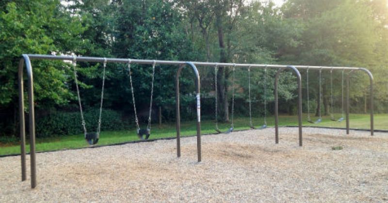 Regular and Infant Swings at Uniontown Community Park