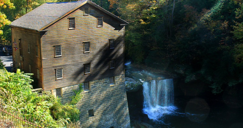 Cascadas de Lantermans en Lantermans Mill