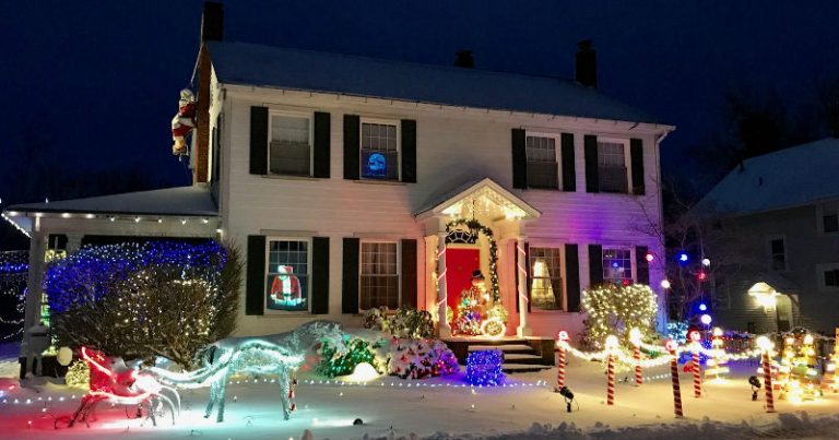 simple christmas light displays