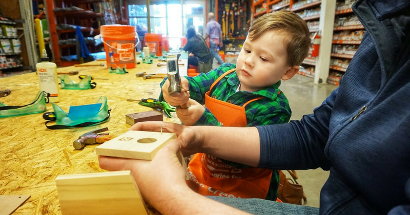 FREE Home Depot Kids Workshop – Fun Hands-On Projects for Kids