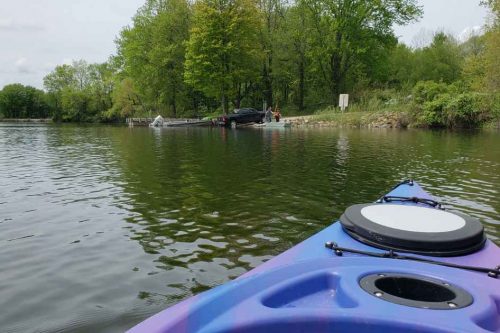 Kayaking at Wingfoot Lake Park