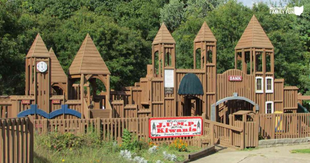 Medina Memorial Park Castle Playground, Swimming Pool and Disc Golf