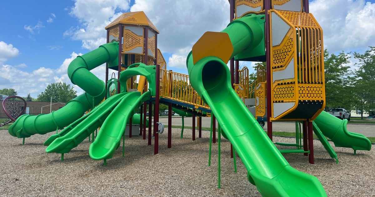 Playground at Crenshaw Park Canton Ohio