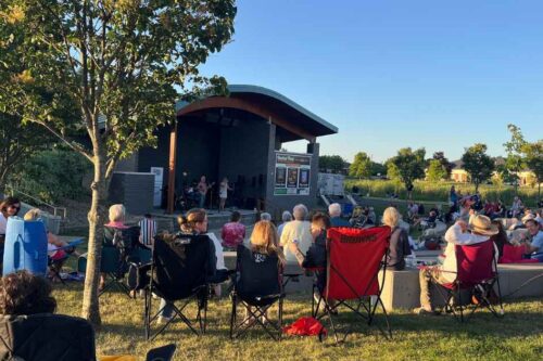 Outdoor concert at City of Green Central Park