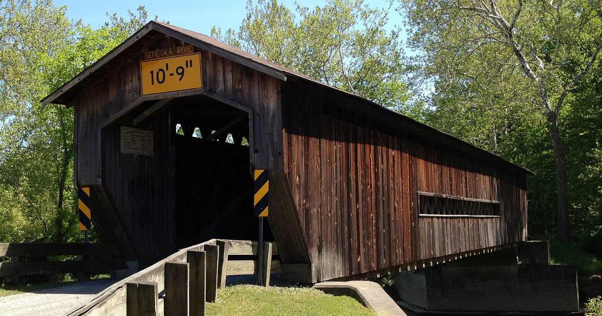 Benetka Road Covered Bridge, Ashtabula Ohio