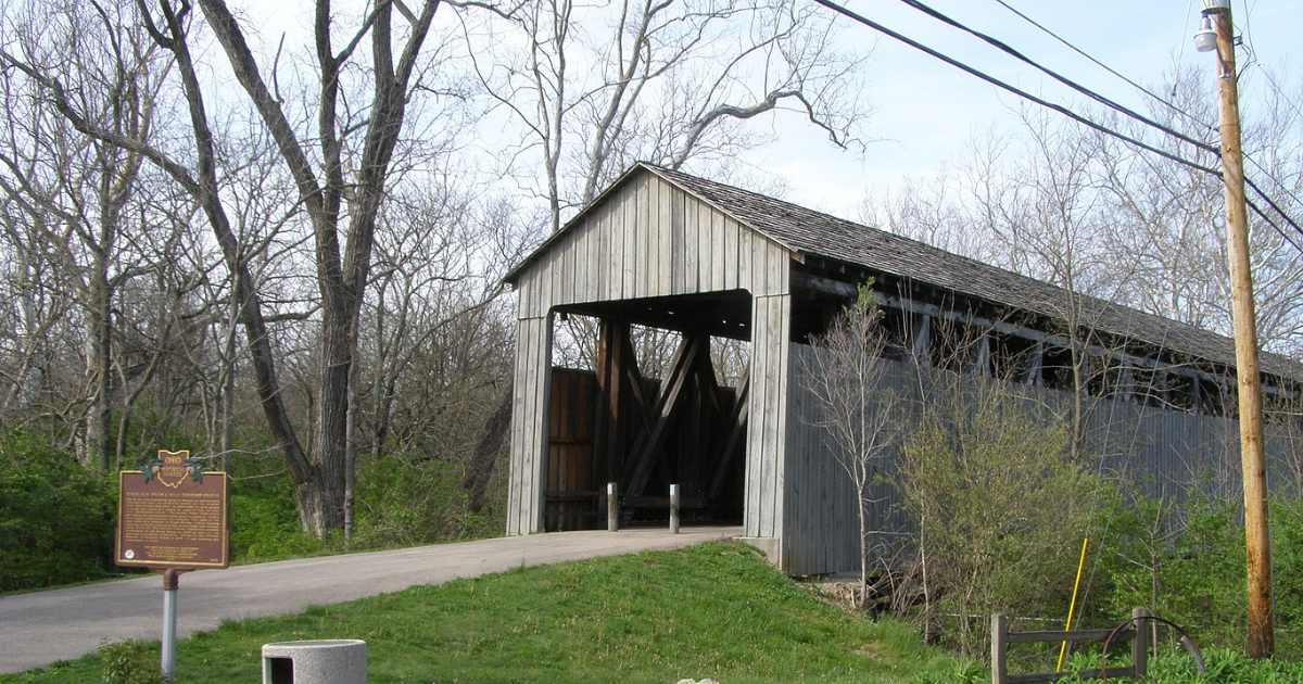 Eldean Covered Bridge, Troy Ohio