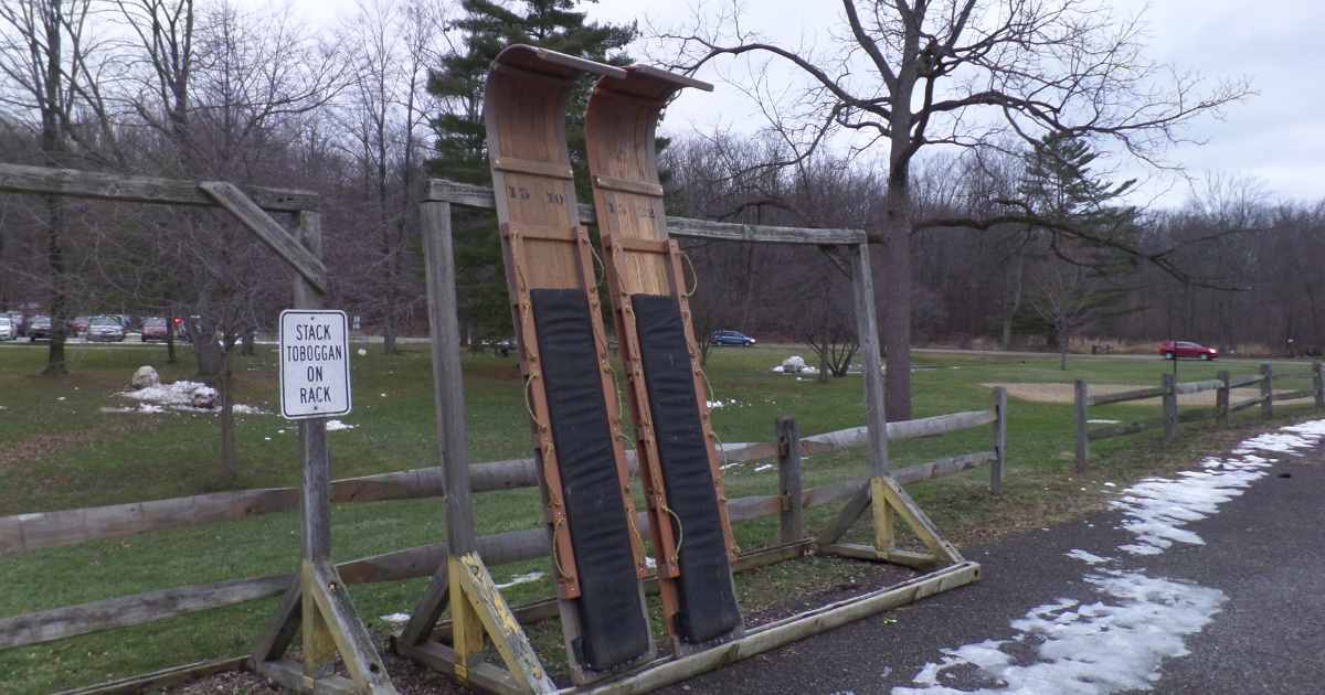 Cleveland Metroparks Tobogganing