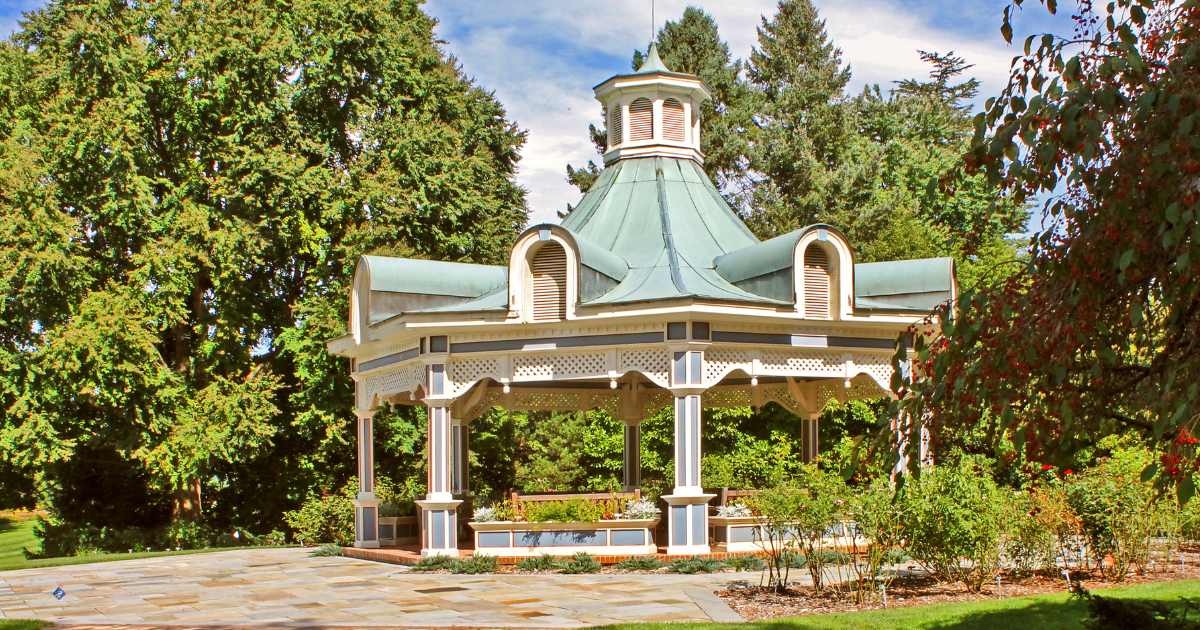 The Gazebo at Fellows Riverside Gardens, Mill Creek MetroPark Youngstown Ohio